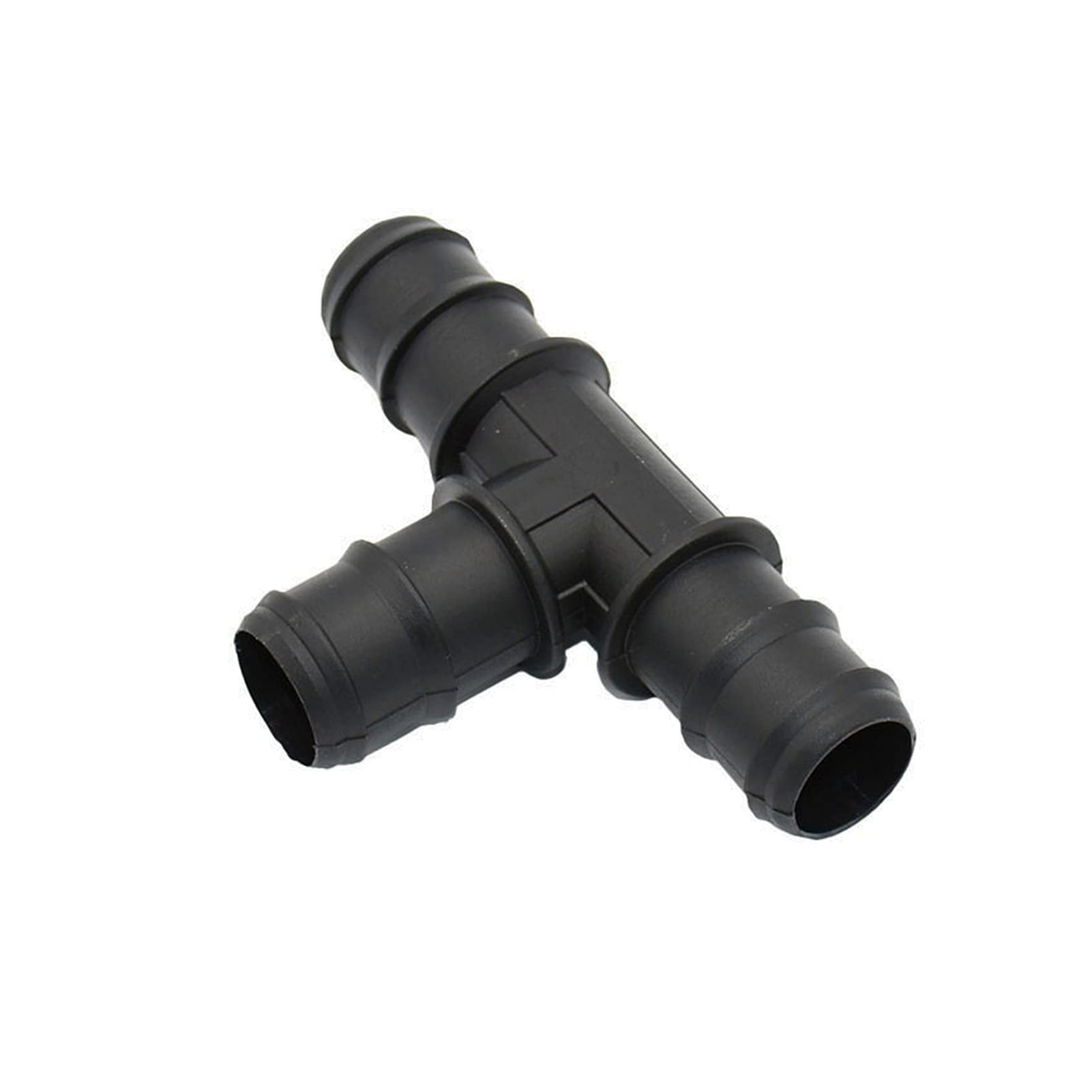 Tubo da Giardino da Cucina 25Mm Tee Barb Connettore per Tubo Flessibile Connettore a T per Acqua Irrigazida Giardino Distributore Di Acqua per Giardino Raccordo per Tubo da 20 Pezzi/T da 25 Mm