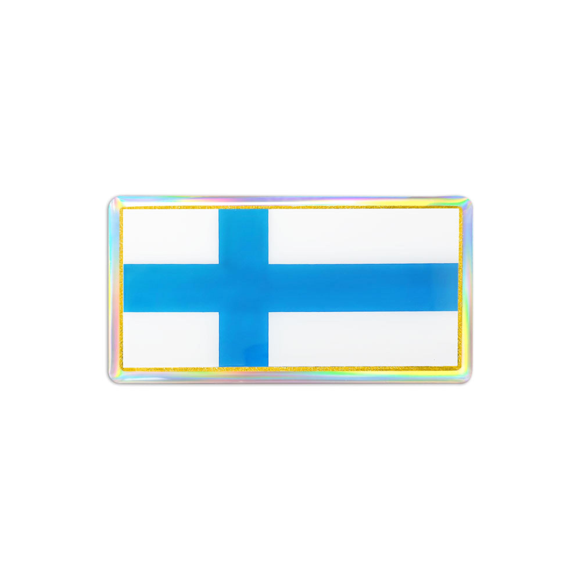 3D Sticker Flag Finland