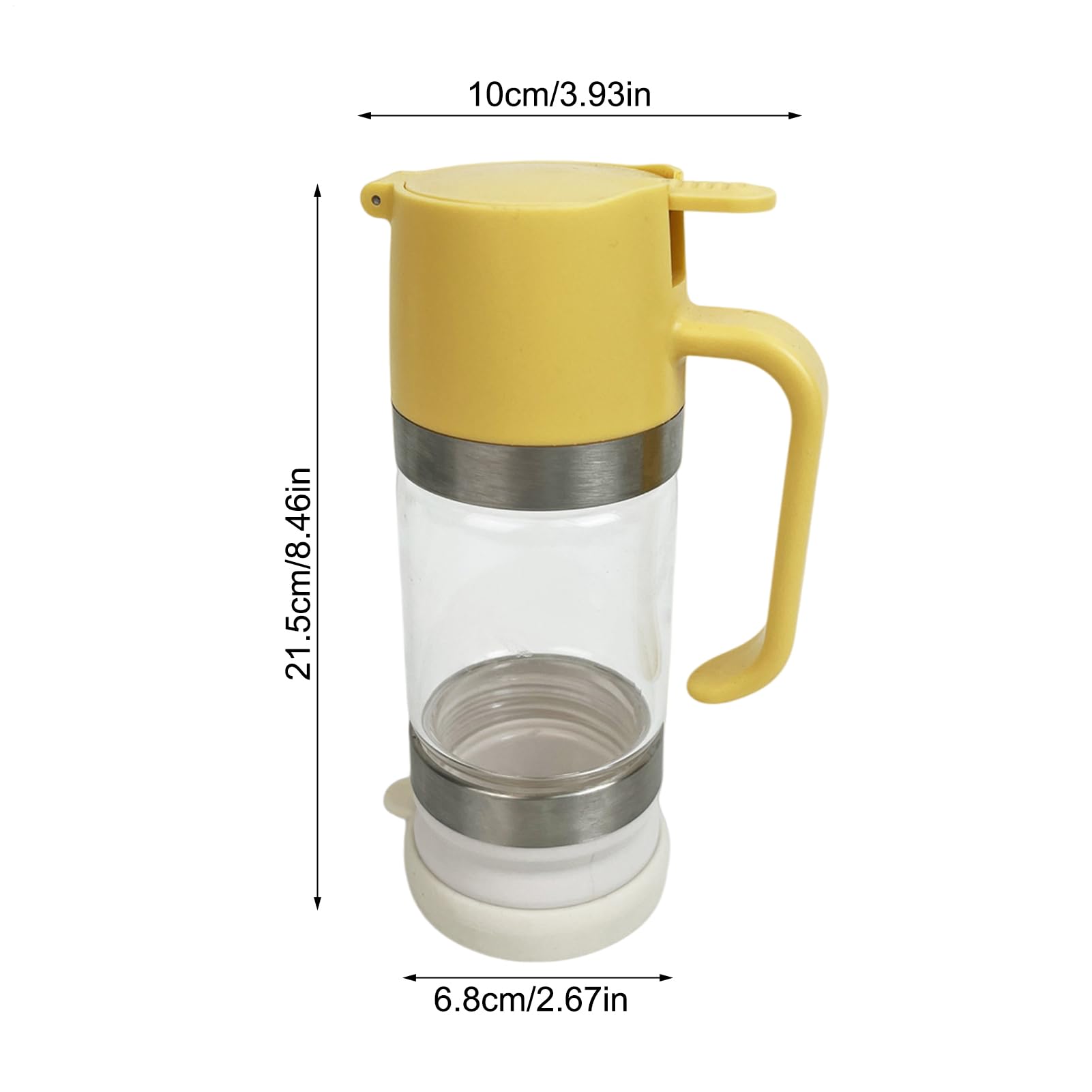 Verseur À Miel Anti-Gouttes Verseur En Verre Transparent