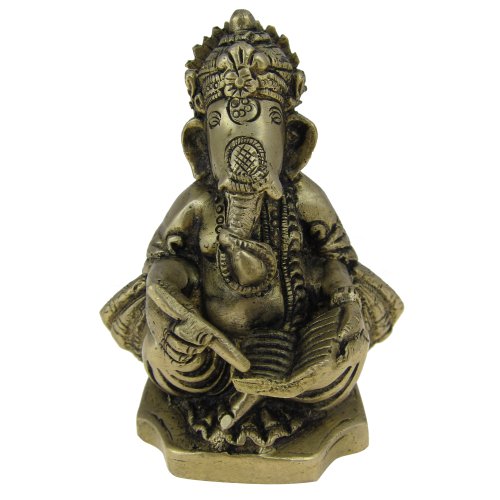 Shalinindia Religious Hindu Statue God Ganesha In Writing Posture #TOP3