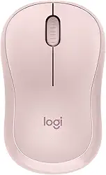 Mouse Sem Fio Logitech M240 com Conexão Bluetooth, Clique Silencioso, Design Ambidestro Compacto, Bateria de 18 Meses, Compatível com Windows, macOS, ChromeOS - Rosa