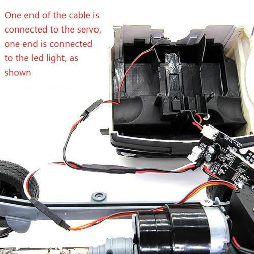 Kit 2X barra de luces LED techo con cable de conversión para escala RC MN D90 6