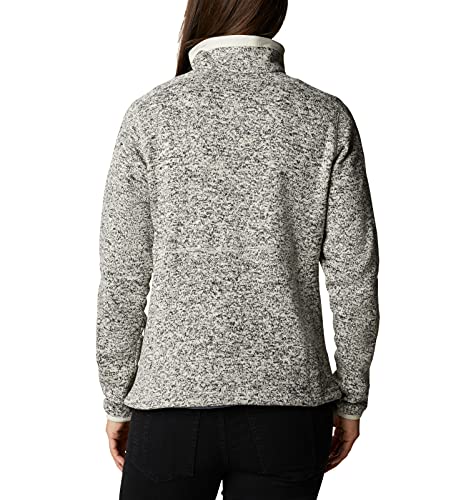 Columbia Women's Sweater Weather Full Zip, Chalk Heather, Medium #TOP1