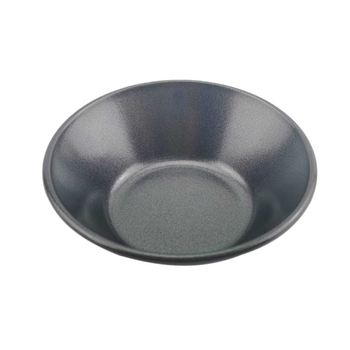 ULTECHNOVO 5pcs Nonstick Egg Tart Molds Thickened Round Tartlets Pans for Baking Muffins Cupcakes More Reusable Kitchen Bakeware Black