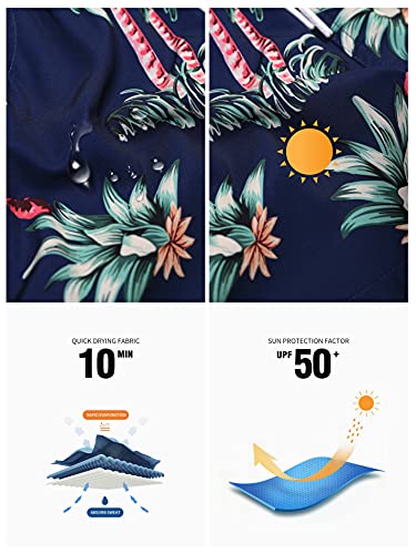 Image of Womens Swim Shorts UPF50+ Board Shorts Quick Dry Beach Shorts Drawstring Sports Summer Bottom