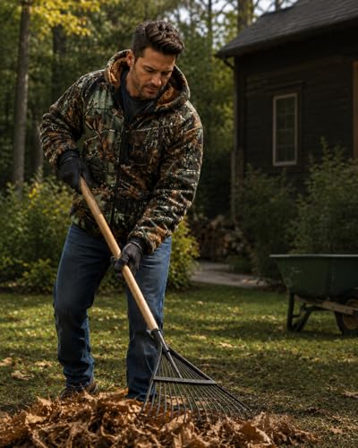 Image of TrailCrest Men's Warm Sherpa Lined Hoodie Fleece Shirt Jacket, Classic Zip Up Buffalo Plaid (Regular and Big & Tall Sizes)