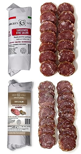 Giorgio'S Naturals Giorgio’S Naturals Handcrafted Dry-Aged Salami Variety Pack Of 2 cover