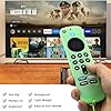 Pinowu Remote Cover Case (2pcs) Compatible with Fire TV Stick 4K HD 2nd (2024 Released) / Pioneer Alexa Voice Remote, Anti Slip Silicone Sleeve with Wrist Strap (Green,Sky Blue,Glow) #3
