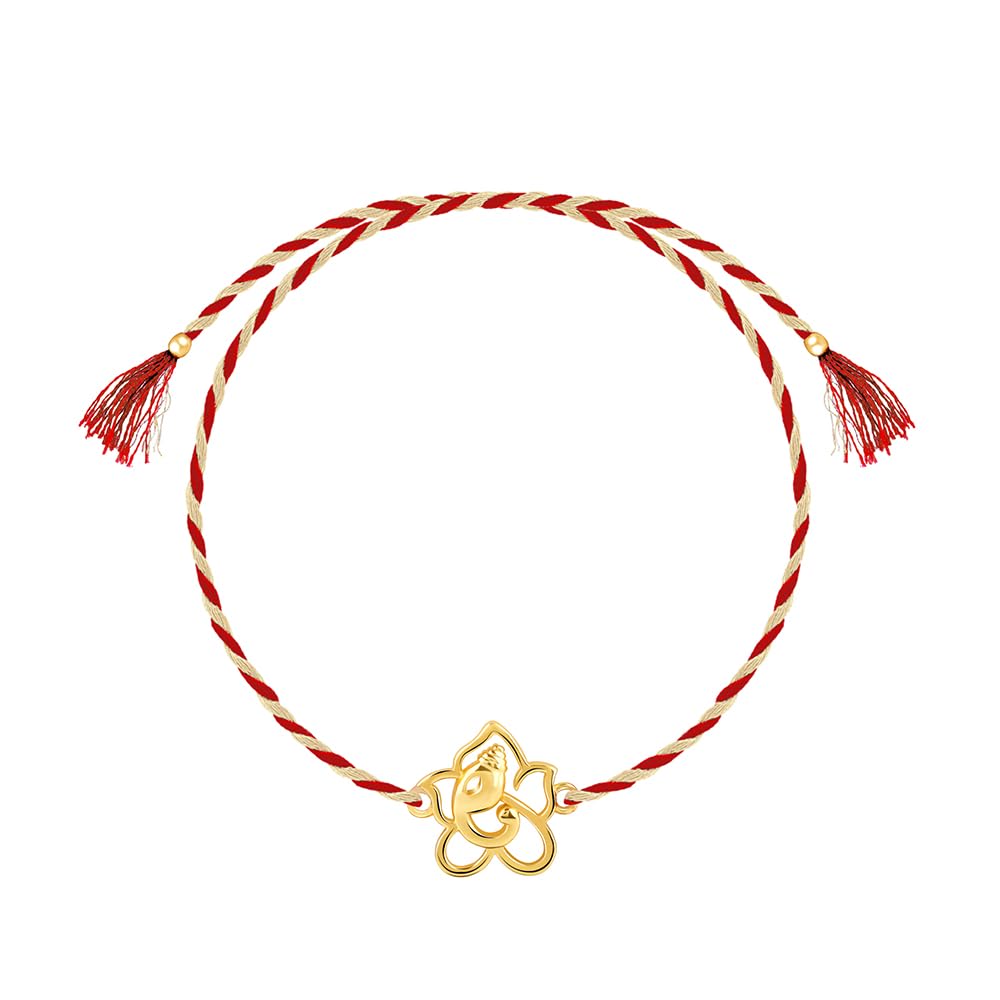 GIVA 925 Silver Golden Divine Ganesha Rakhi|Raksha Bandhan Rakhi for Brother | Gift for Men & Boys| With Certificate of Authenticity and 925 Stamp (B0C9ZYHQBR) Amazon Price History, Amazon Price Tracker