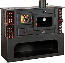 OtoSystem 1P34-K MARO - Estufa de leña (10 kW, cerámica), color marrón