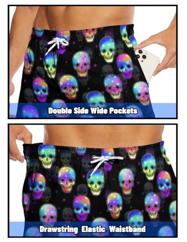 Mens Swim Trunks with Compression Liner Stretch Swimming Shorts Quick Dry 7 Inch Inseam Swimsuit Board Sport Shorts2