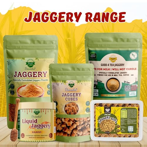 Danodia Foods Organic Snackable Jaggery Bites 1 lb (450g), Pure & Natural, No Additives Sweetener, Vegan & Gluten-Free, Nutrient-Rich Alternative to Refined Sugar for Tea & Coffee, Indian Origin | FDA Registered - Image 7