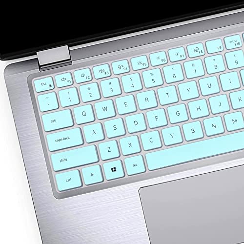 Image of Keyboard Cover for Dell Latitude 14 inch 7450 7440 7430 7420 7410, Latitude 3440 5440 5430 5431 5420 14 inch, Latitude 7520 15.6 inch Latitude 9000 9510 9520 9420 9430 Keyboard Protective Cover-HotBlue