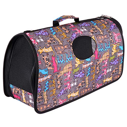 Mochila Balacoo para transporte de cães – Bolsa portátil para transporte de gatos com alça macia par