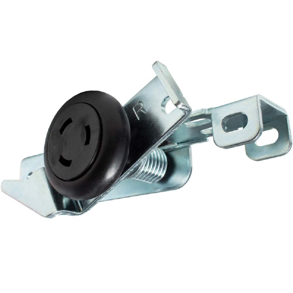 Garador Black Roller Spindles For Garage Doors (Garador Safety Latch And Roller R/H)