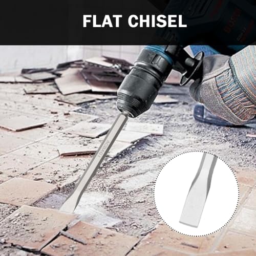 ACBAGI 17-Piece SDS Plus Drill Bit Set with SDS Chisel Bits,Hammer Drill Accessories for Masonry Concrete,Tile, Brick, Cement and Stone (17A) 8 ACBAGI 17-Piece SDS Plus Drill Bit Set with SDS Chisel Bits,Hammer Drill Accessories for Masonry Concrete,Tile, Brick, Cement and Stone (17A) - Image 8