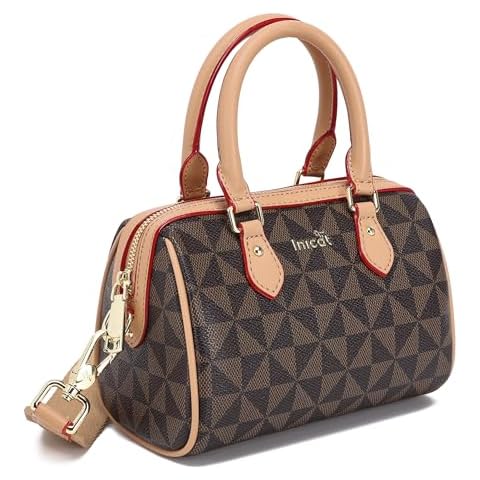 INICAT Mini Purse Checked Black Brown Cover