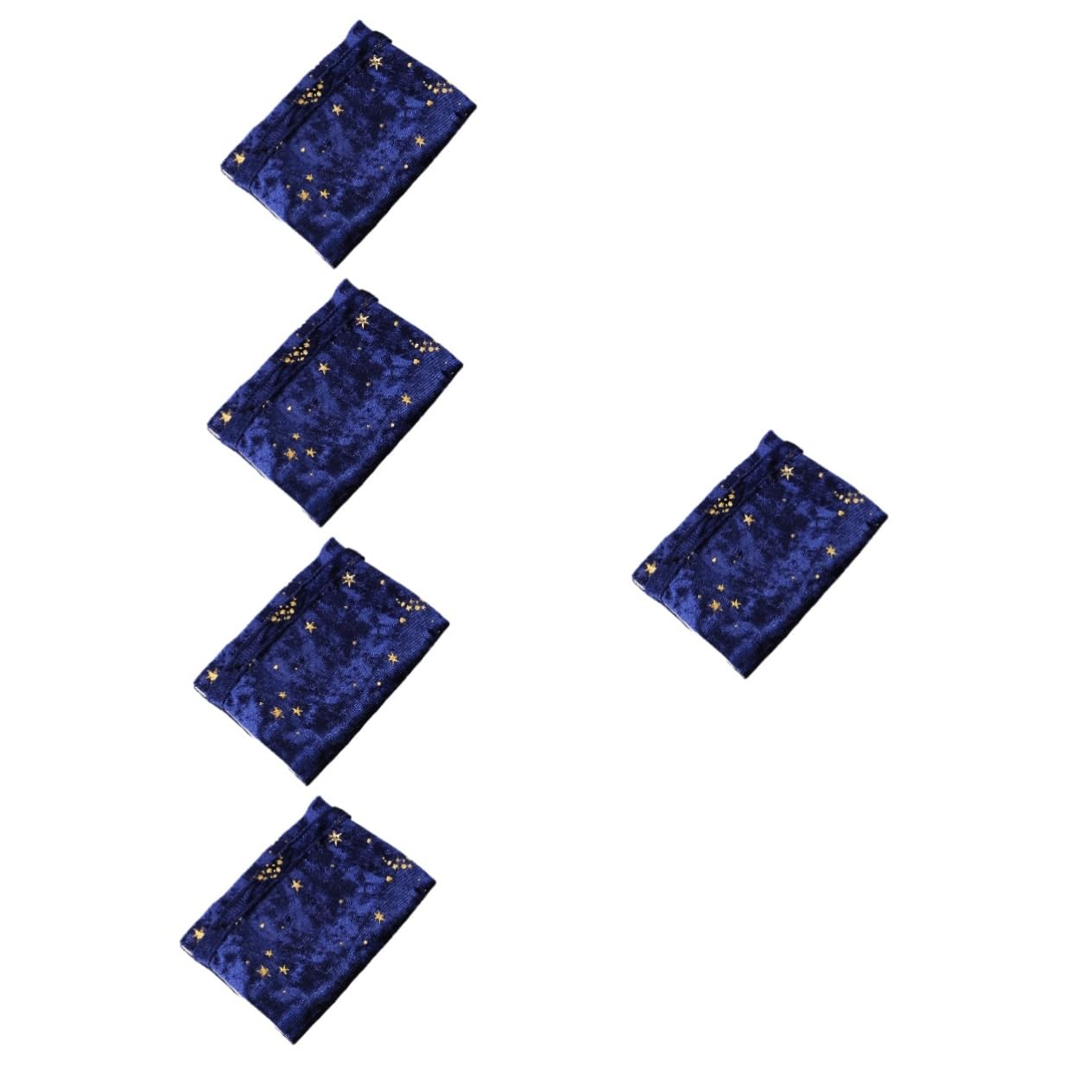 Lurrose 5piezas Funda De Libro Reutilizable De Tela Decorativa Para Textos y Diarios De Libros De Estilo Clásico Degradado