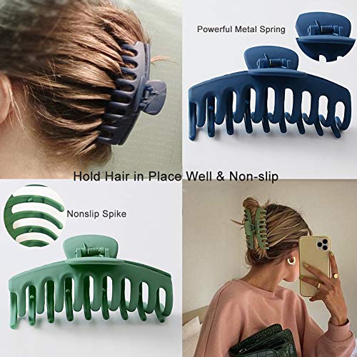 image for SUNCHARM Large Hair Claw Clip for Women, 4.3″ Jumbo Hair Clips Stron