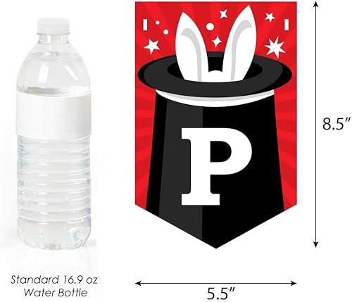 Miniatura 3 de Big Dot of Happiness Ta-Da, Magic Show – Cartel mágico para fiestas – Decoraciones para fiestas – Prepárese to be amazed