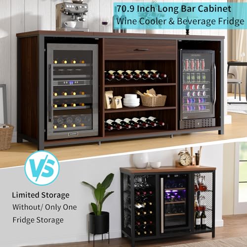 Luxury Wooden Wine Bar Cabinet