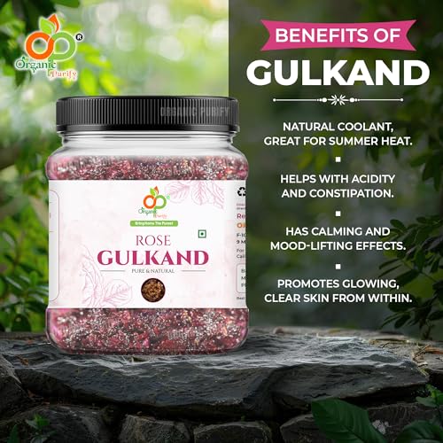 Image of Organic Purify Premium Gulkand 2 KG Jar | 100% Sun-Cooked Pure Rose Petal Jam With No Artificial Flavors | 100% Natural Rose Petal Jam | Good for gut health, No preservatives
