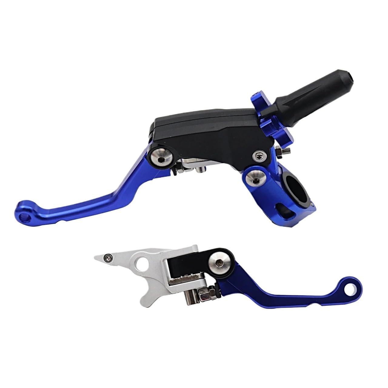 Wxjwx0211 Blue Set Motorcycle Cnc Folding Clutch Brake Handle For Honda Cr125r Cr250r Crf250x Crf450x Crf250r Crf450r Crf125f Crf150f 230F 250F(Blue Set)