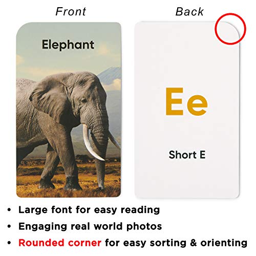 Think Tank Scholar Alphabet Flash Cards (Abc) For 2-4 Years - Learning Phonetic Sounds For Kids Speech Development - All Upper And Lowercase Letters - Preschool (Pre-K), Toddlers, Kindergarten #TOP5