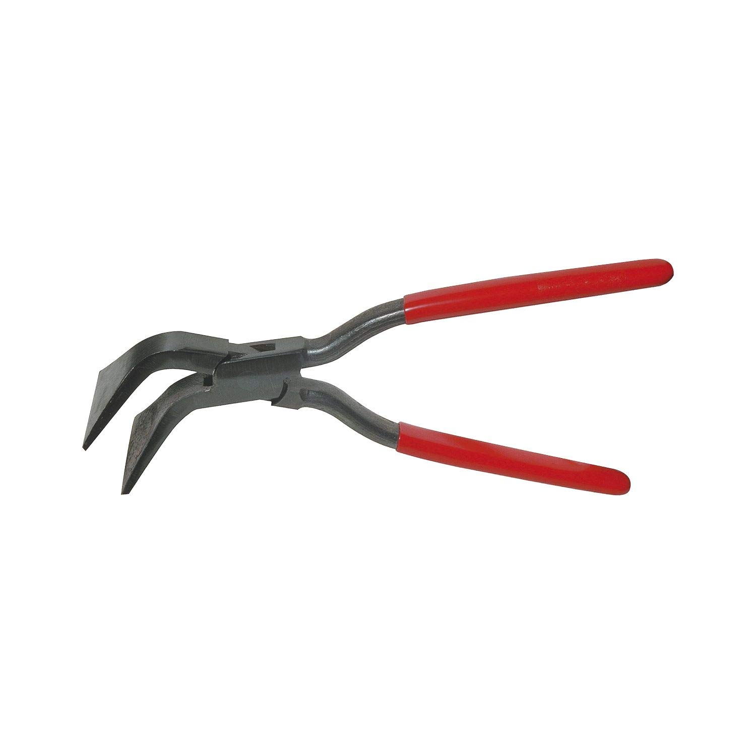 STUBAI Spengler Falzzange 45° gebogen | Maulbreite 40 mm | Ausführung durchgesteckt | Profi-Werkzeug für Klempner, Dachdecker und Spenglerarbeiten | Made in Austria