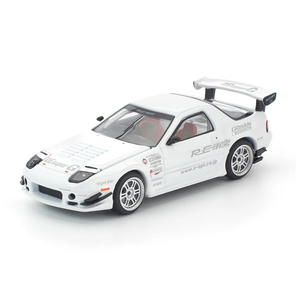 Diecast Model Car Compatible Pop Race 1:64 Mazda RX7 FC3S RE