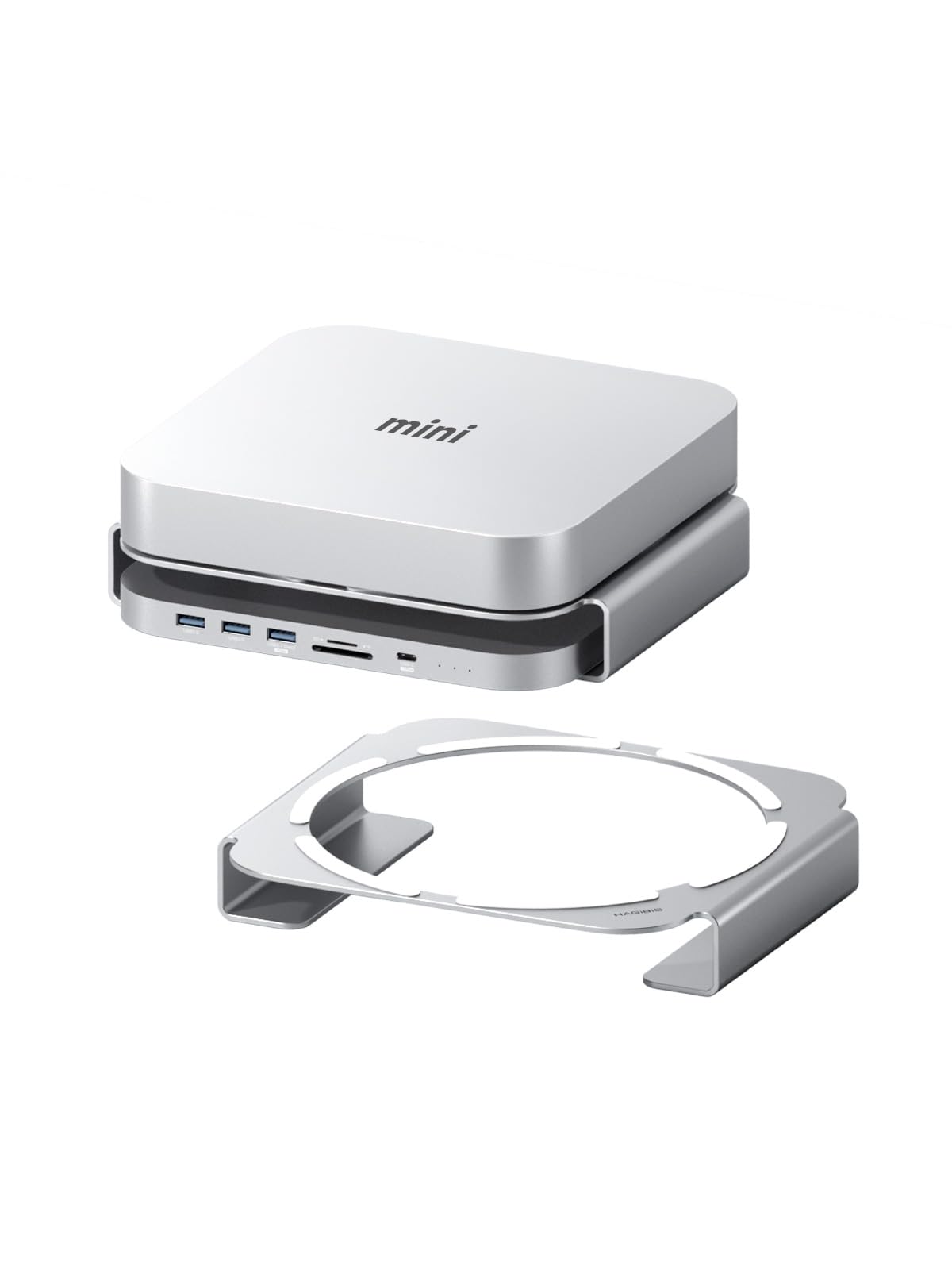 Aluminum Chassis Stand For 2024 Mac Mini M4/m4 Pro ULANZI QT01 Aluminum Case For 2024 Mac Mini M4/M4 Pro - Protective Shell With Heat Dissipation Mac Mini Stand