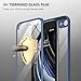 Miracase for iPhone SE Phone Case 3rd/2nd Generation 2022 2020 Full-Body with Built-in Glass Screen Protector, Heavy Duty 360° Protective Shockproof Bumper Cover for iPhone 8/SE, Blue