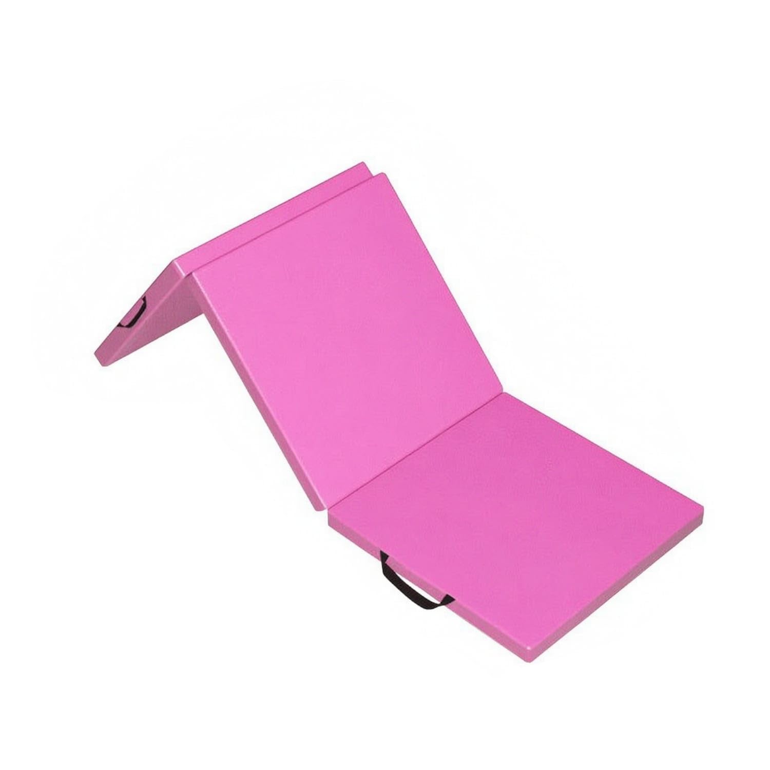 Easy to Carry Tri-Fold Folding Exercise Mat with Carrying Handles Foldable Gymnastics Mat with Handles Portable Compact for Gymnasts, Dancers, Yogis, Home Gym, Tri-fold 180x60x5c E-image-28