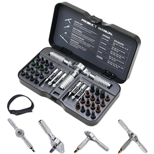 40 In 1 Magnetic Ratchet Screwdriver Set, Multifunctional Diy Ratchet
