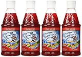 Hawaiian Punch Snow Cone Syrup 16oz Bottle (Pack of 4) Select Flavor Below (Fruit Juicy Red)