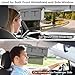 Polarized Car Sun Visor Extender, Upgraded Polarized Extender Sun Blocker UV400, Universal Visor Extension for Car, Adjustable Sun Visor, Glare, UV Protector-Grey