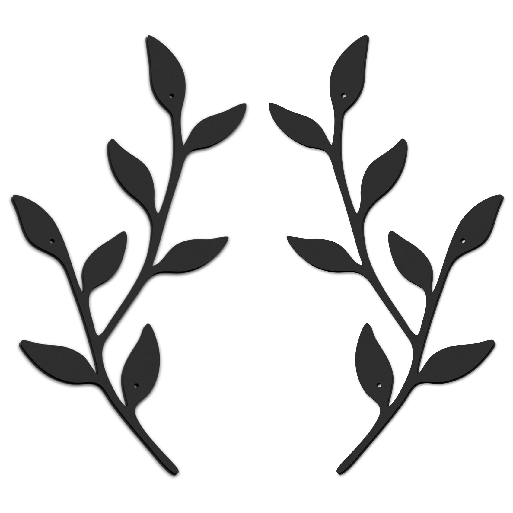 enithElite Wall Decor, Wall Art Living Kitchen Dining Room Decorations, Metal Sign for Dinning Bedroom Living, Housewarming Gifts for Men Women Friend (Tree Leaf 2, 1)