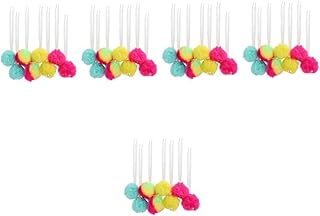 USHOBE 8 Pairs Skate ball roller skates pom poms roller skates shoelaces figure skates roller skates for girls fuzzy roller skate pom poms tie- on roller pom poms Roller Skates Decors