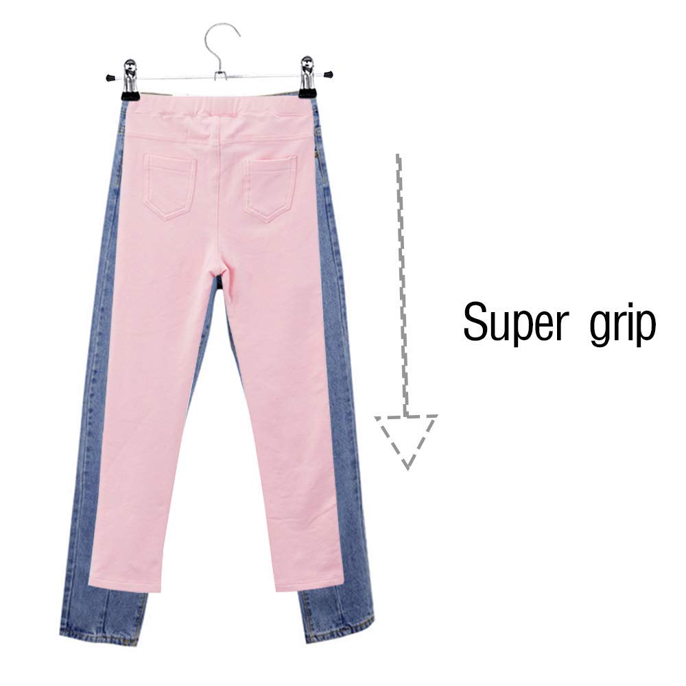 NORTHERN BROTHERS Appendini per pantaloni, gonne, con clip, pantaloni, pantaloni, salvaspazio, per pantaloni, gonne, pantaloni, vestiti, confezione da 40