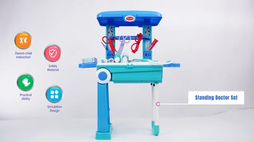 Buy Chanak Premium Doctor Set Trolley for Kids with LED Light