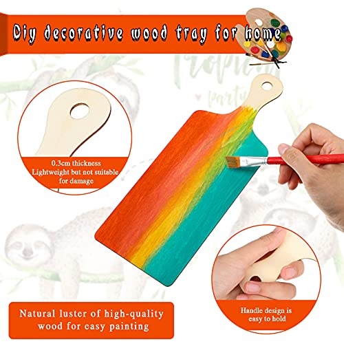 Marsui Set 12 Tablas de Cortar Mini Madera con Mango miniatura 2