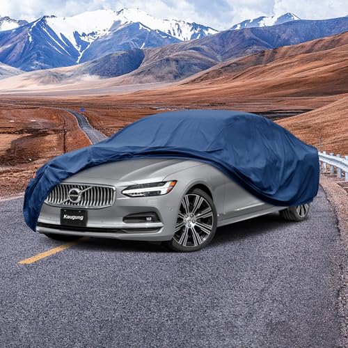 Image of Kaugung Heavy Duty Car Cover Custom Fit Volvo S90 (1996-2025),Waterproof All Weather Resistant Outdoor Sun Rain Dust Snow Protection with Anti-Theft Lock.(USA Warehouse,Within 3-7 Days)