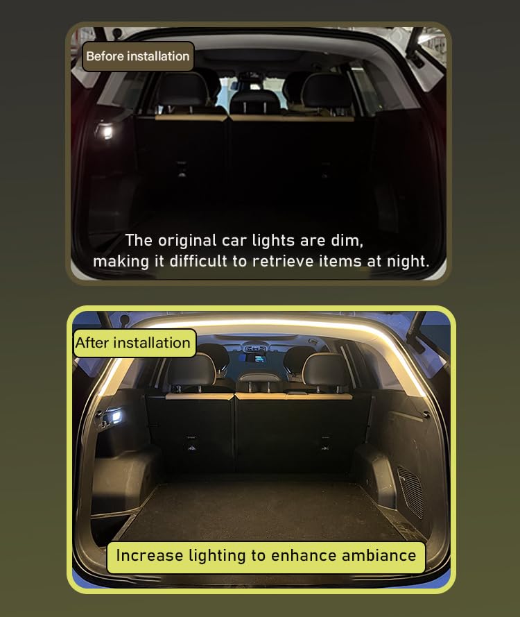 Tira de luz LED para baúl Toyota Corolla 2000-2025 miniatura 4