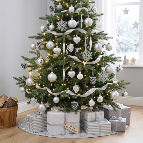 Victor's Workshop Weihnachtskugeln 70tlg. Kunststoff Christbaumkugeln Weihnachtsdeko Weihnachtsbaum Dekoration Set Plastik Ornament mit… – Ansicht 2