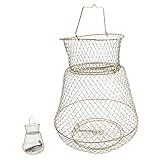 Toyvian Filet De Métallique Pliable Maillage Résistant Et Portable Panier De Capture Ant...
