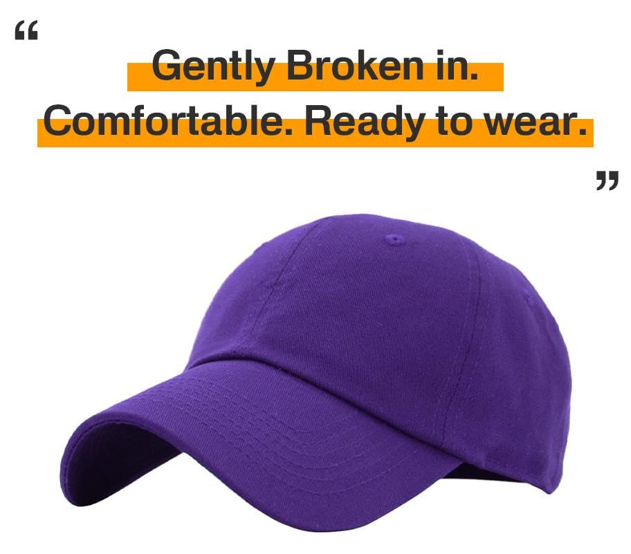 Image of KB-Ethos The Go-to Everyday Hat ! Polo Low Profile Sports Cap Unisex (100% Pure Cotton)