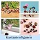 Gallop Chic Kastanienbohrer Bastelset mit kastanienhalter, 288 tlg Kastanienmännchen DIY Set für Kinder, Handbohrer zum Basteln mit Kastanien, Herbst Kastanien Bastelset