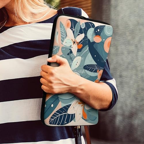 Funda para laptop 15 pulgadas flores y hojas miniatura 7