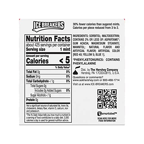 Ice Breakers 20034000724073 Candy Cane, Christmas Sugar Free Breath Mints Tins thumb #1