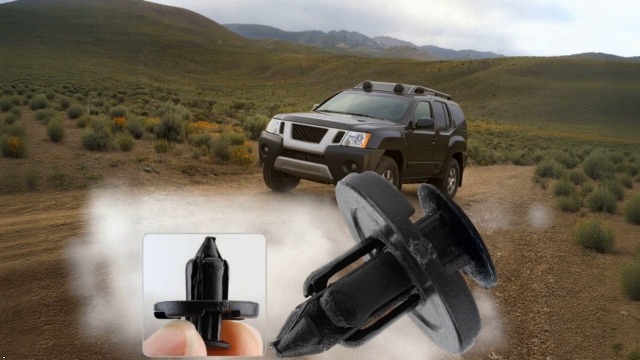 Automotive Bumper Push Fasteners, 20-Piece Interior Mud Guard Trim